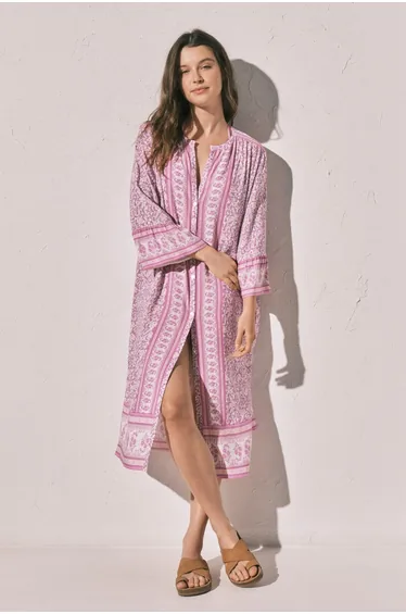 بيجامة ومنز سيكرت باللون الزهري