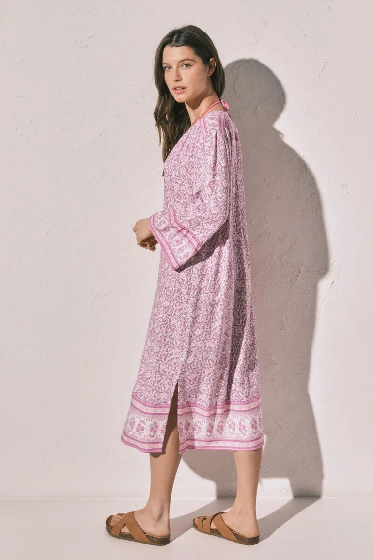 بيجامة ومنز سيكرت باللون الزهري - 3