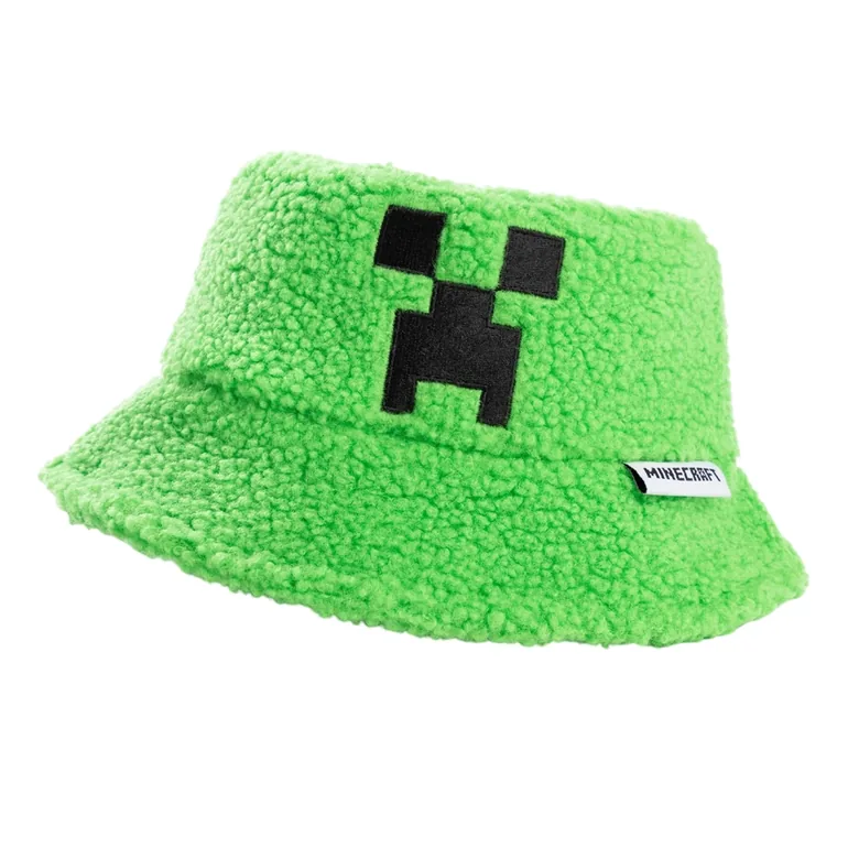 Minecraft Boys Character Reversible Bucket Hat - Green