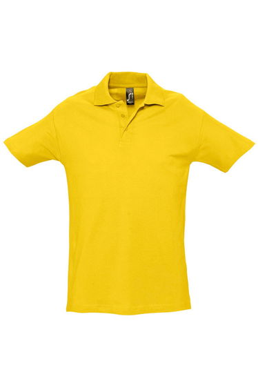 SOLS Mens Spring II Short Sleeve Heavyweight Polo Shirt - Gold