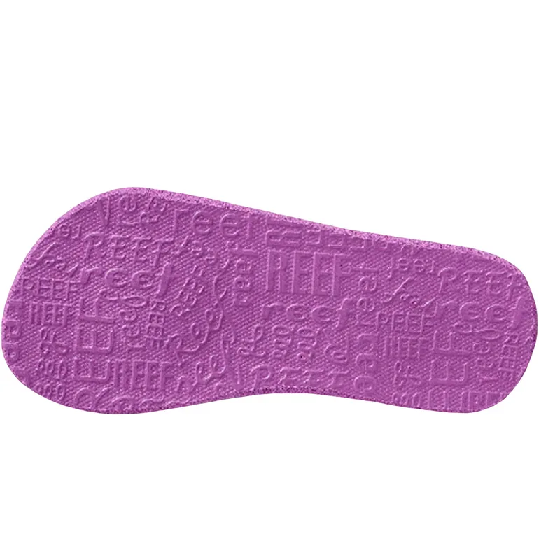 Reef Kids Girls Little AHI Summer Beach Sandals Thongs Flip Flops - Lavender - 2