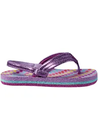 Reef Kids Girls Little AHI Summer Beach Sandals Thongs Flip Flops - Lavender - 1