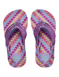 Reef Kids Girls Little AHI Summer Beach Sandals Thongs Flip Flops - Lavender