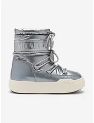 Moon Boot Kids JR Park Boots in Silver