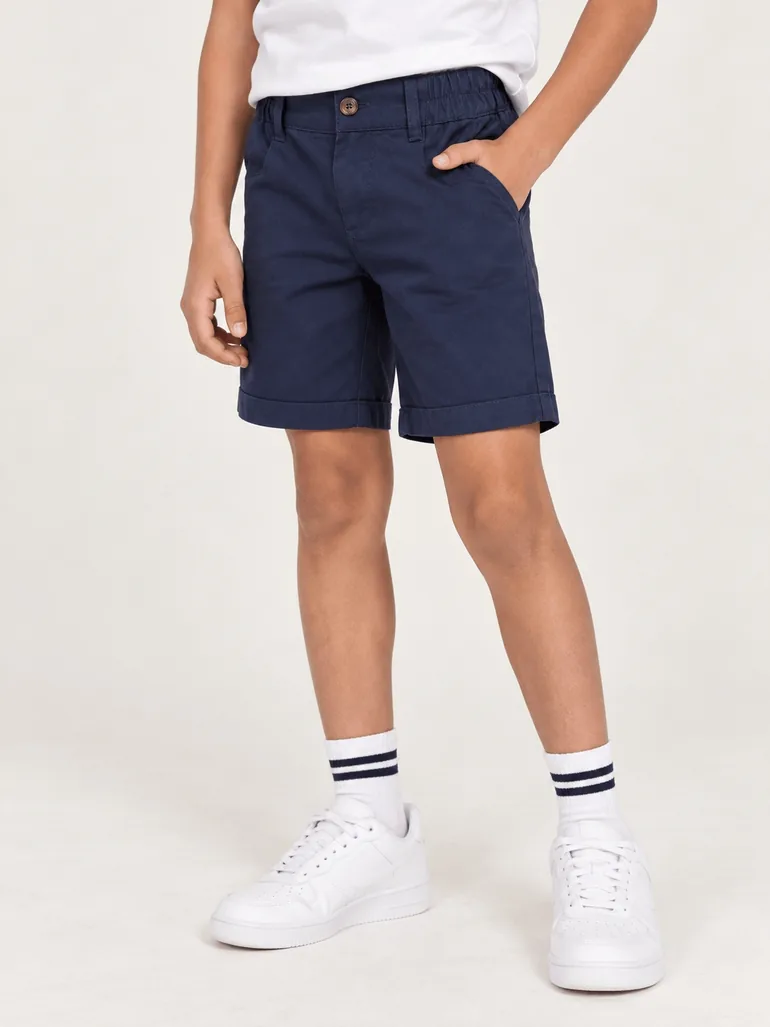 Childsplay Boys Pocket Gabardine Shorts in Navy