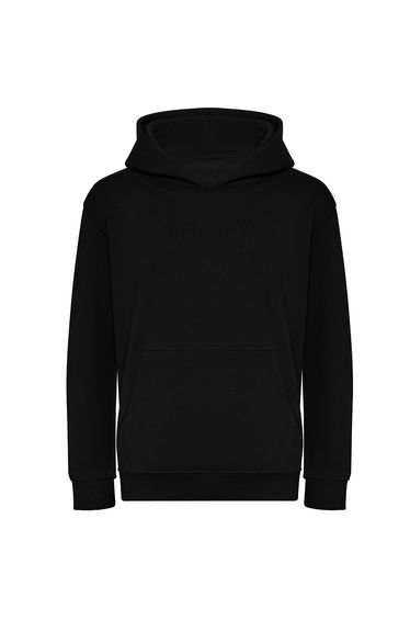 Awdis Childrens/Kids Organic Hoodie - Deep Black