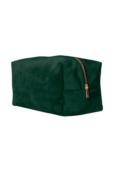Bagbase Velvet Accessory Bag - Dark Emerald