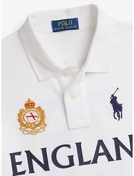 Ralph Lauren Boys England Polo Shirt in White - 2