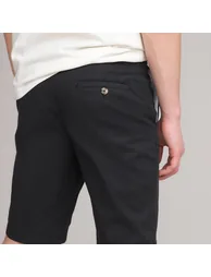 Cotton Bermuda Chino Shorts - 1