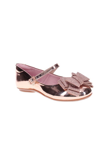 Embellished Ballerinas with Bow Detail