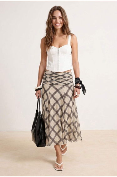 Ecru Skirt