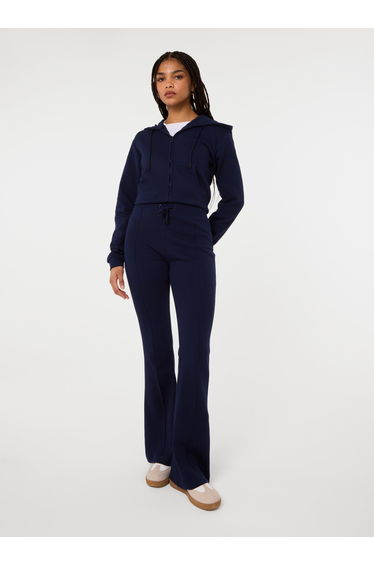 Pin Tuck Jersey Flares
