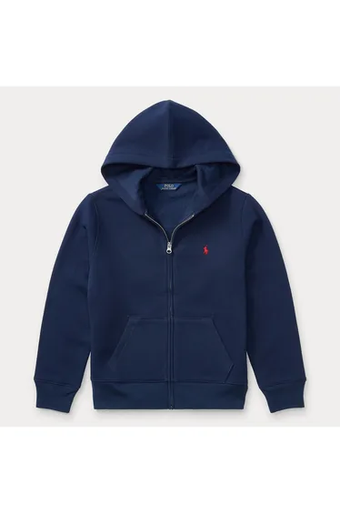 Zip-Up Hoodie in Cotton Mix