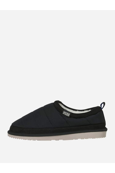 Black Padded Mules