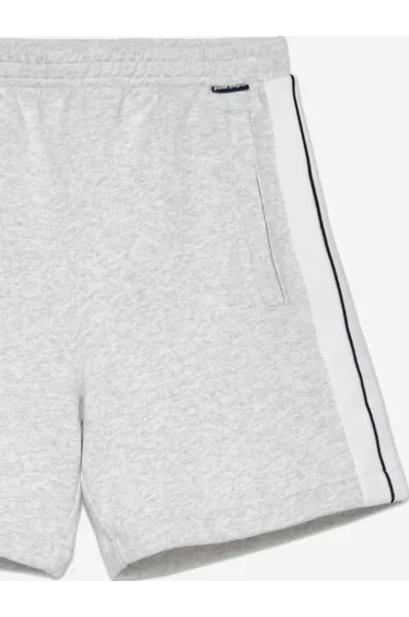 Palm Angels Boys Knit Track Sweat Shorts in Grey