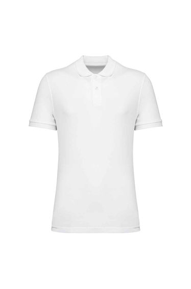 Native Spirit Mens Pique Polo Shirt - White
