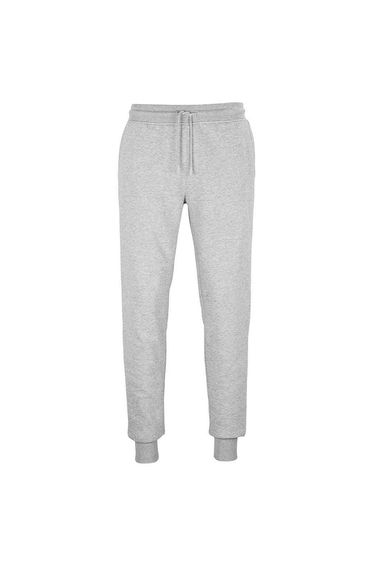 SOLS Unisex Adult Jumbo Organic Slim Jogging Bottoms - Grey Marl
