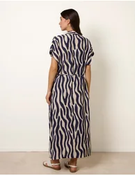 Zebra Print Dress - 4