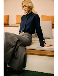 POPLIN SHIRT WITH WIDEE CUFF - 6