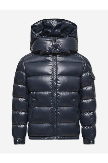 Kids Down Padded Maya Jacket in Navy