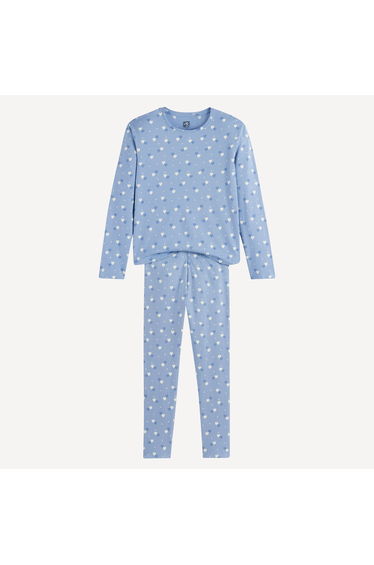 Heart Print Cotton Pyjamas