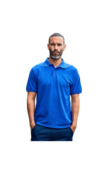 PRO RTX Mens Pro Piqué Polo Shirt - Royal Blue