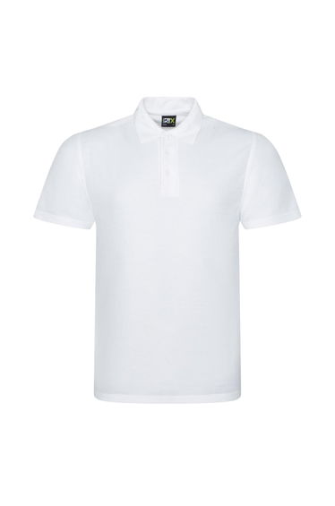 PRO RTX Mens Pro Pique Polo Shirt - White