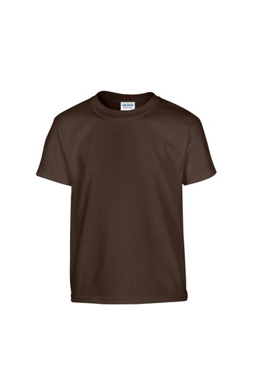 Gildan Childrens/Kids Heavy Cotton T-Shirt - Dark Chocolate