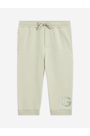 Baby Boys Logo Joggers in Green