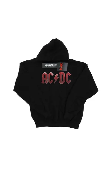 AC/DC Boys Red Ice Logo Hoodie - Black