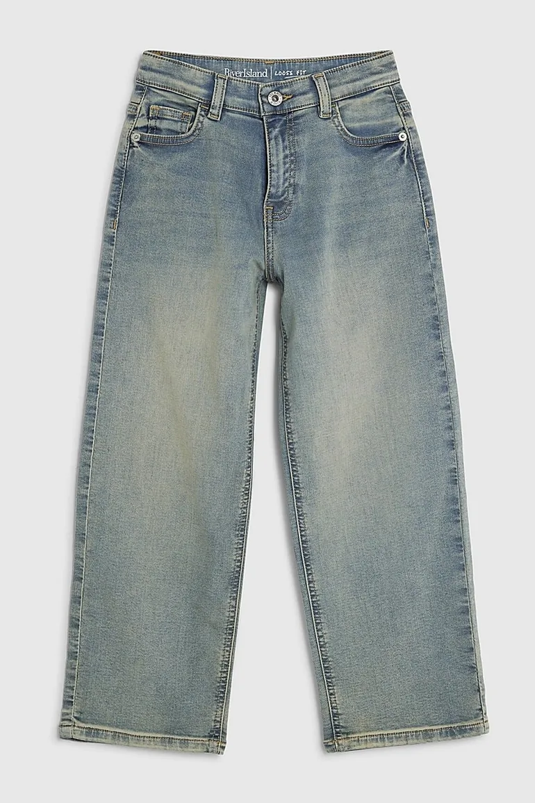 Boys Blue Loose Fit Jeans - 1