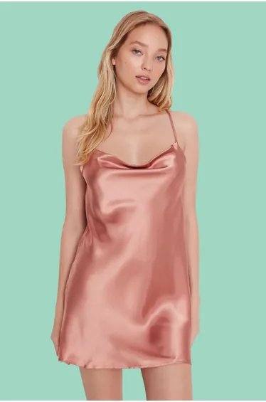 قميص نوم لون برتقالي