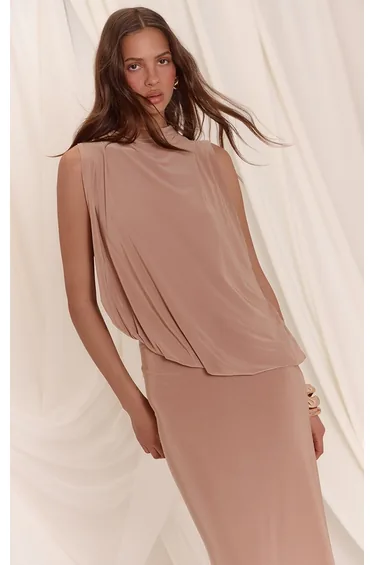 Sand Draped Long Top