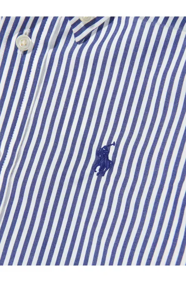 Ralph Lauren Boys Striped Shirt in Blue
