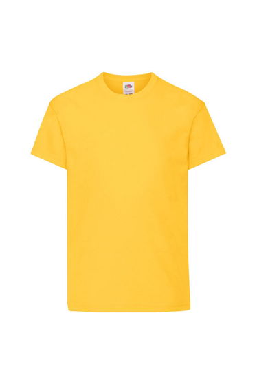 Fruit of the Loom Childrens/Kids Original Cotton T-Shirt - Sunflower