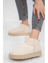 بوت نسائي شمواة - بيج - 4