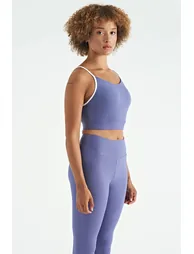 TOMMY Fitted Sleeveless Crop Sports Top - 4