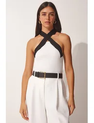 Blouse - White - Slim fit