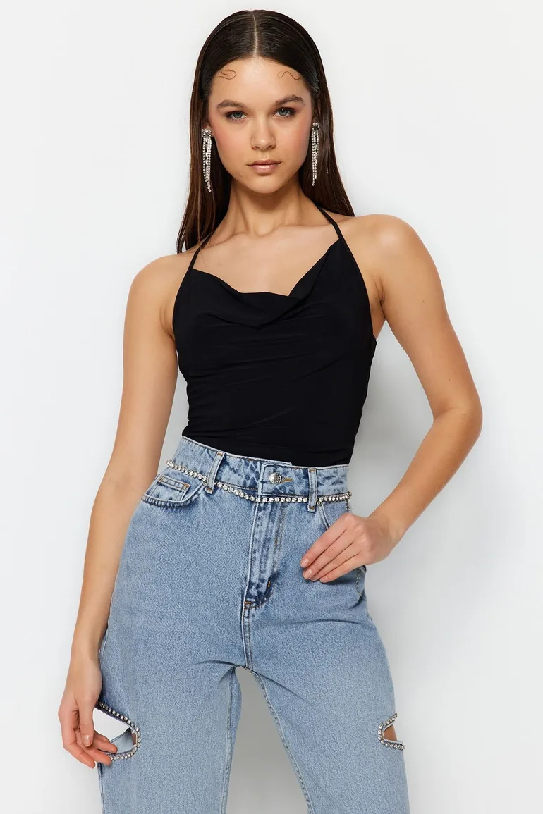 Bodysuit - Black - Fitted