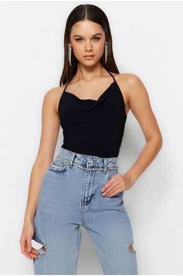Bodysuit - Black - Fitted