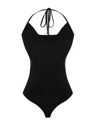 Bodysuit - Black - Fitted - 6
