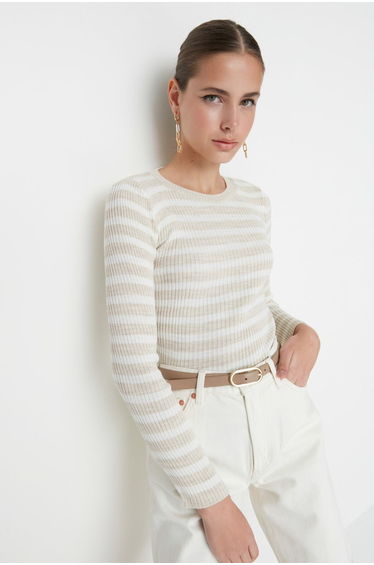 Sweater - Gray - Slim fit