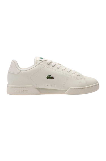 Lacoste Mens Carnaby Leather Cupsole Trainers - Off White