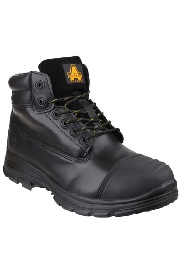 Amblers Mens FS301 Cordoba S3 Lace Up Safety Boot - Black