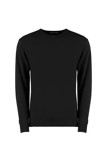 Kustom Kit Mens Arundel Crew Neck Sweater - Black