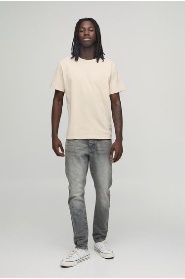 Basic Slim Fit Jeans - stone