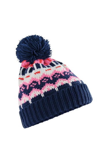 Beechfield Unisex Adult Retro Skiing Beanie - Snow Blossom