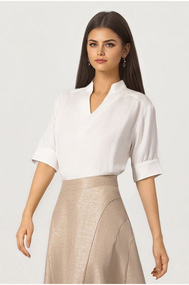 Loose Off-White Shirt