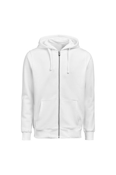Untagged Movement Unisex Adult Regular Full Zip Hoodie - White