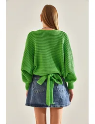 Women's Tie Detailed Knitwear Cardigan - 5